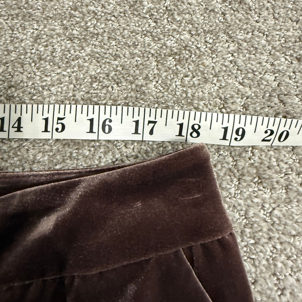 Sofia Jeans Velvet‎ Wide Leg Pants French Toast Brown Size 16 Luxury Evening - Picture 6 of 10